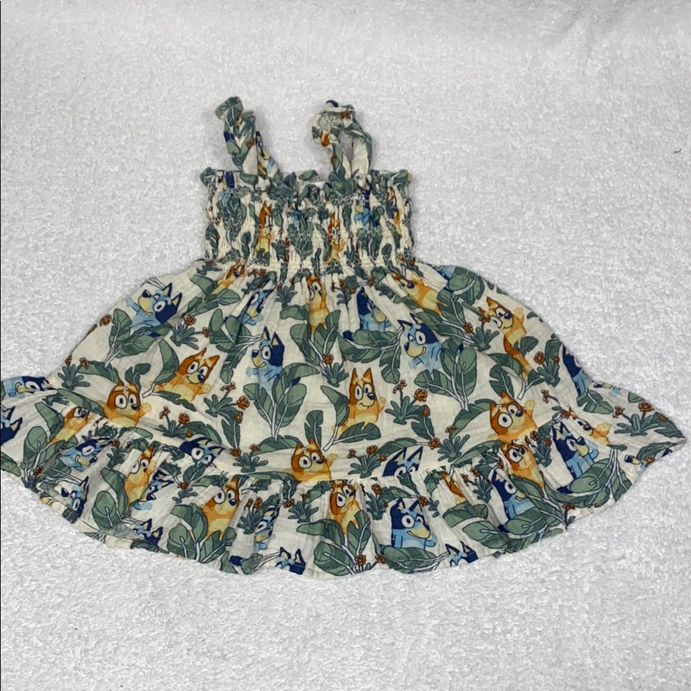 Bluey bingo sundress stretch top sleeveless cotton 12m